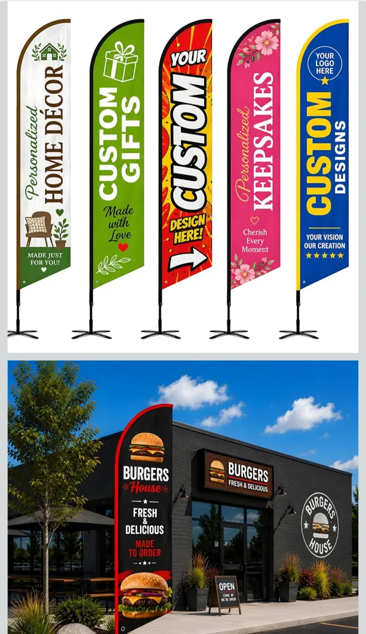 Custom Feather Flags & Promotional Banners