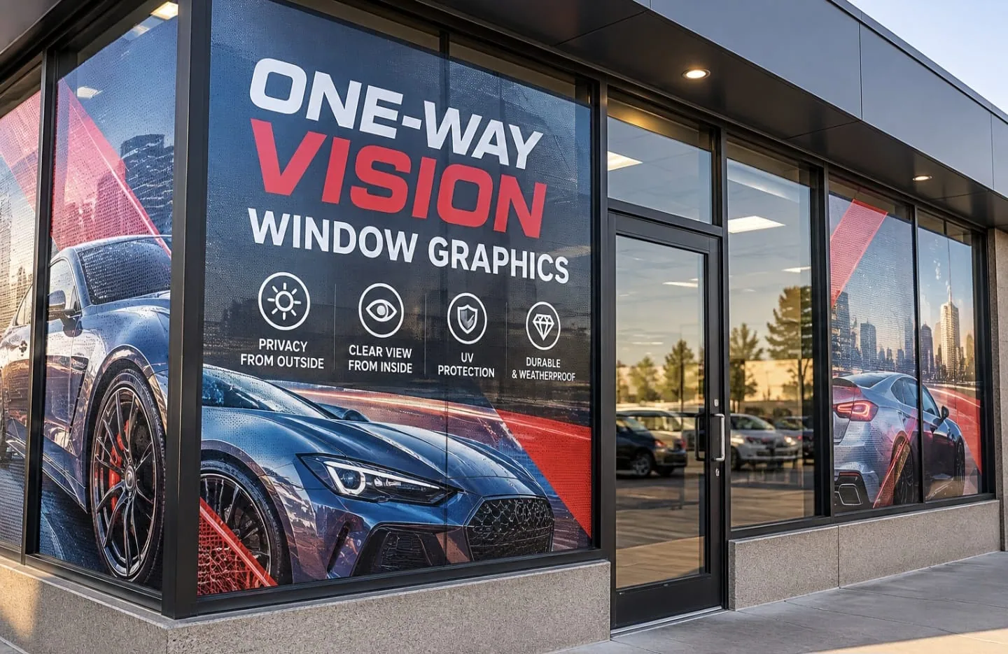 One-Way Vision Window Graphics